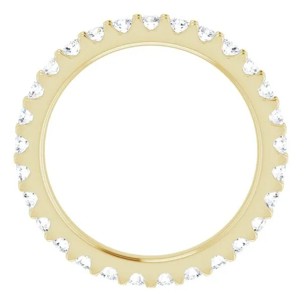 Shared-Prong Eternity Band Image 2 L & L jewelers Scarborough, ME