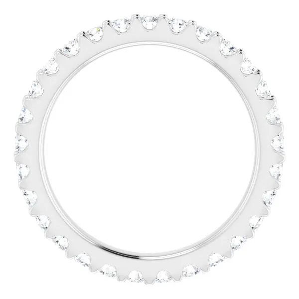 Shared-Prong Eternity Band Image 2 L & L jewelers Scarborough, ME
