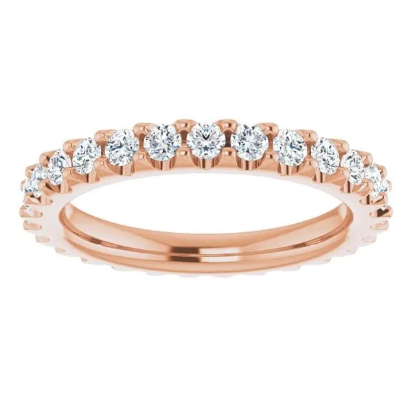 Shared-Prong Eternity Band Image 3 Allain's Jewelry New Iberia, LA