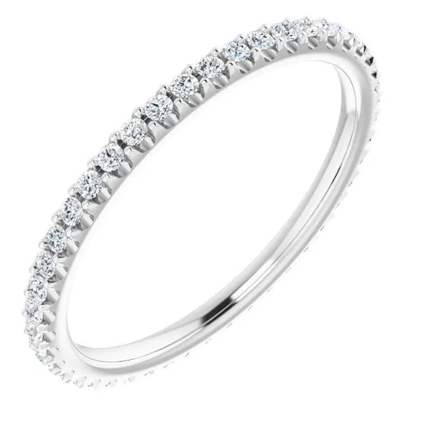 Shared-Prong Eternity Band L & L jewelers Scarborough, ME