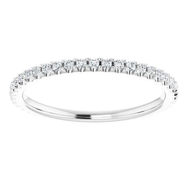 Shared-Prong Eternity Band Image 3 L & L jewelers Scarborough, ME