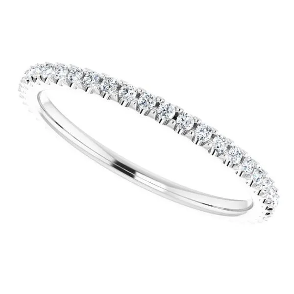 Shared-Prong Eternity Band Image 5 L & L jewelers Scarborough, ME