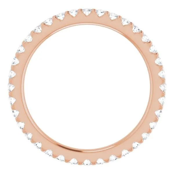 Shared-Prong Eternity Band Image 2 L & L jewelers Scarborough, ME