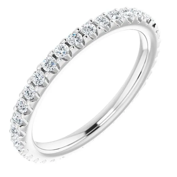 Shared-Prong Eternity Band L & L jewelers Scarborough, ME