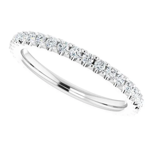 Shared-Prong Eternity Band Image 5 L & L jewelers Scarborough, ME