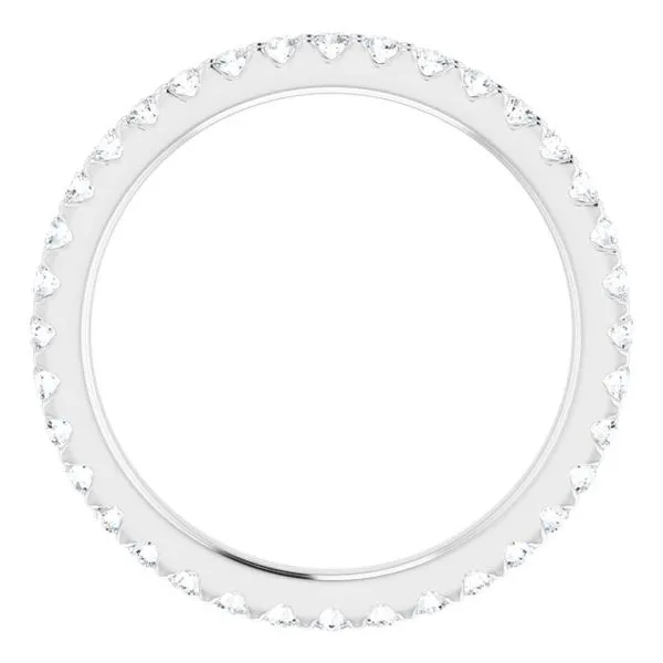 Shared-Prong Eternity Band Image 2 L & L jewelers Scarborough, ME