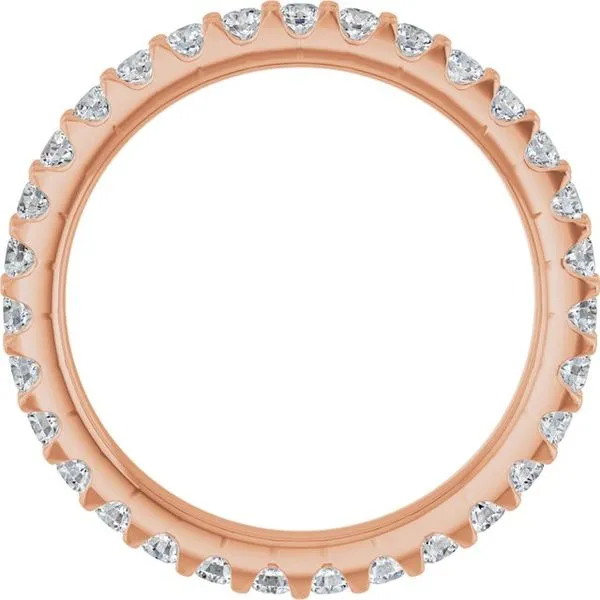 Shared-Prong Eternity Band Image 2 L & L jewelers Scarborough, ME