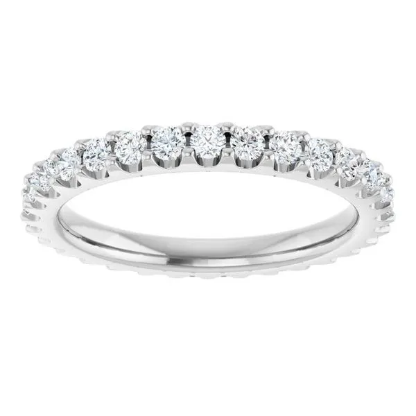 Shared-Prong Eternity Band Image 3 Allain's Jewelry New Iberia, LA