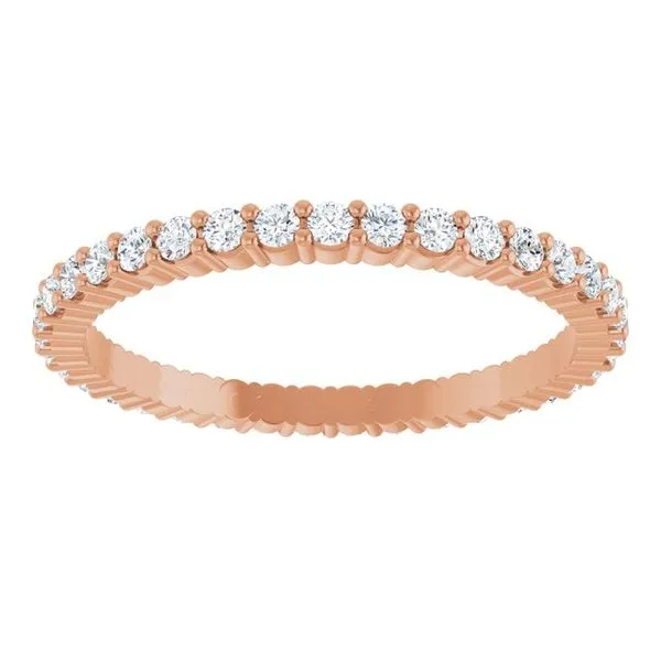 Shared-Prong Eternity Band Image 3 Allain's Jewelry New Iberia, LA