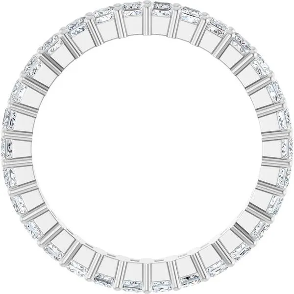Shared-Prong Eternity Band Image 2 L & L jewelers Scarborough, ME