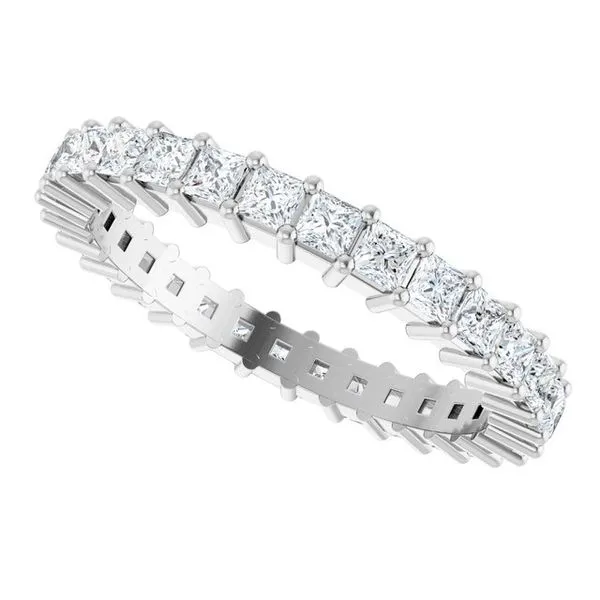 Shared-Prong Eternity Band Image 5 L & L jewelers Scarborough, ME
