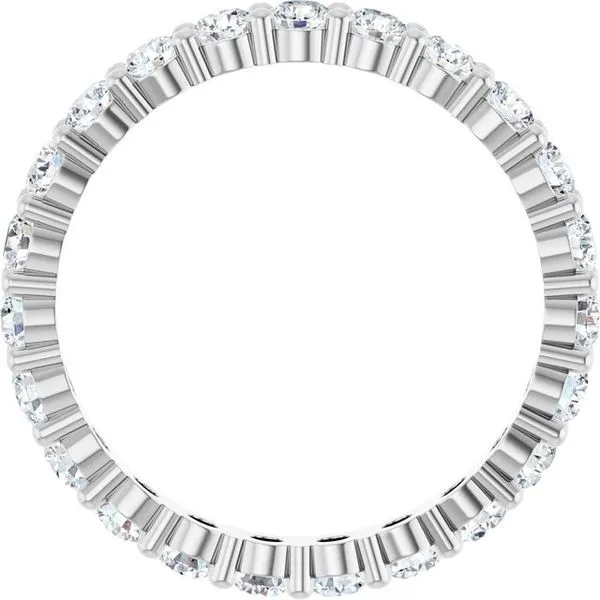 Shared-Prong Eternity Band Image 2 Mead Jewelers Enid, OK