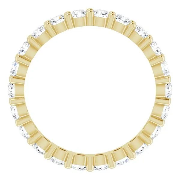 Shared-Prong Eternity Band Image 2 Mead Jewelers Enid, OK