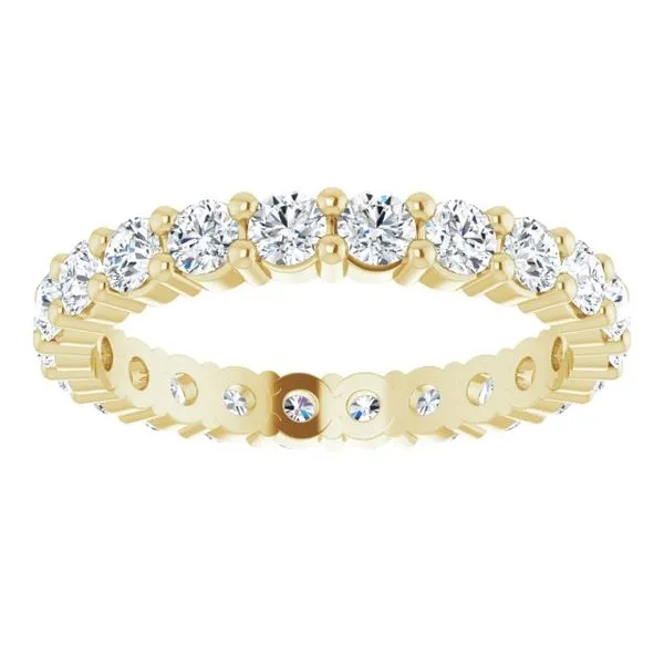 Shared-Prong Eternity Band Image 3 Mead Jewelers Enid, OK