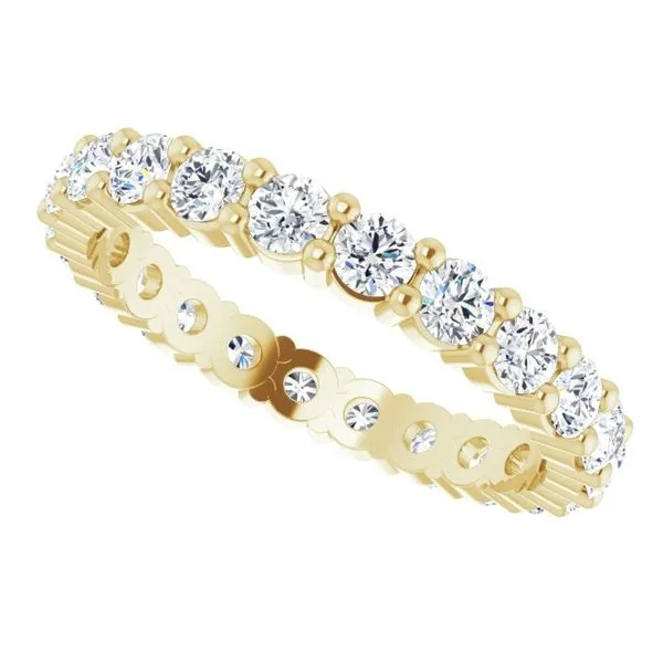 Shared-Prong Eternity Band Image 5 Mead Jewelers Enid, OK