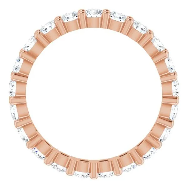 Shared-Prong Eternity Band Image 2 Mead Jewelers Enid, OK