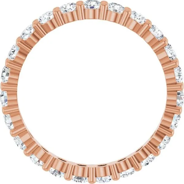 Shared-Prong Eternity Band Image 2 Gold'N Creations Gretna, LA