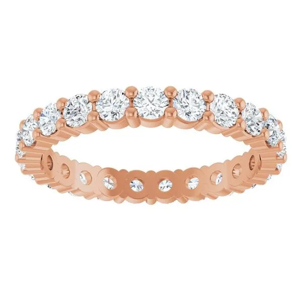 Shared-Prong Eternity Band Image 3 Gold'N Creations Gretna, LA