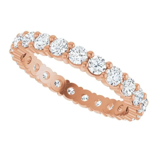Shared-Prong Eternity Band Image 5 Gold'N Creations Gretna, LA