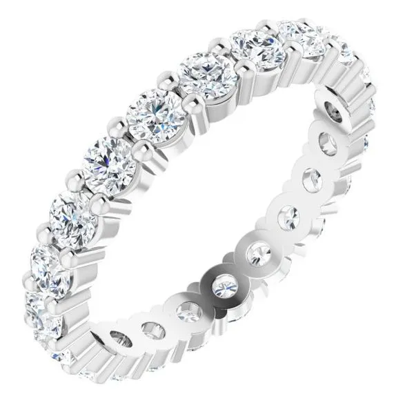 Shared-Prong Eternity Band L & L jewelers Scarborough, ME