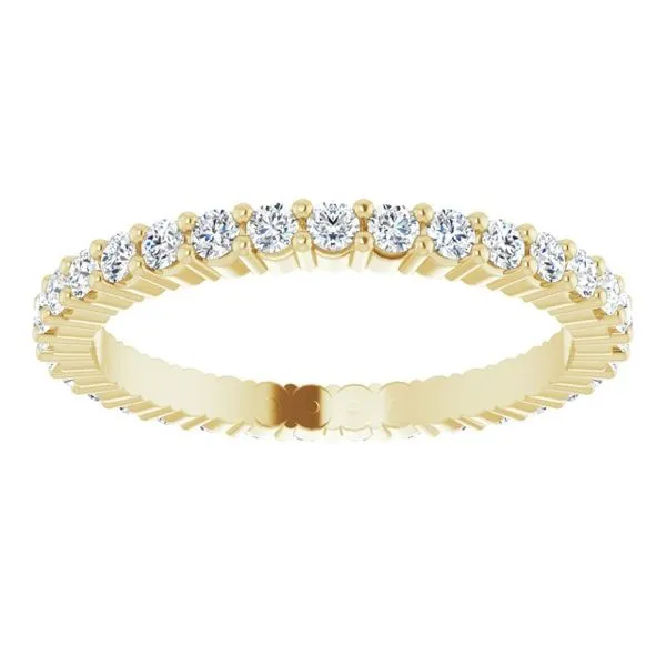 Shared-Prong Eternity Band Image 3 Gold'N Creations Gretna, LA