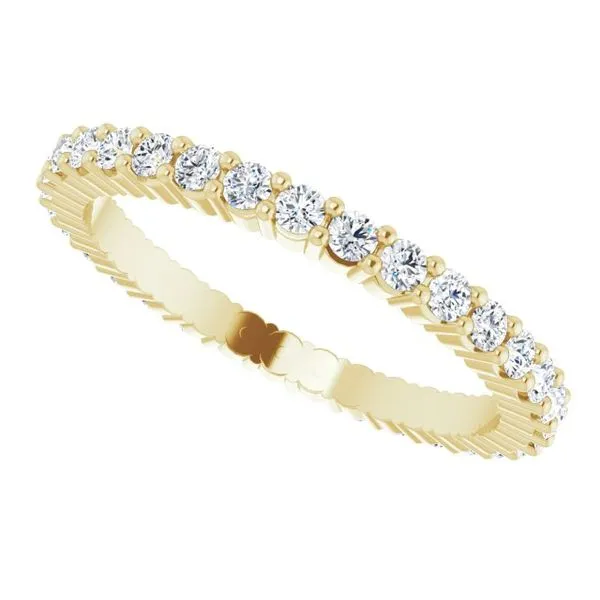 Shared-Prong Eternity Band Image 5 Gold'N Creations Gretna, LA