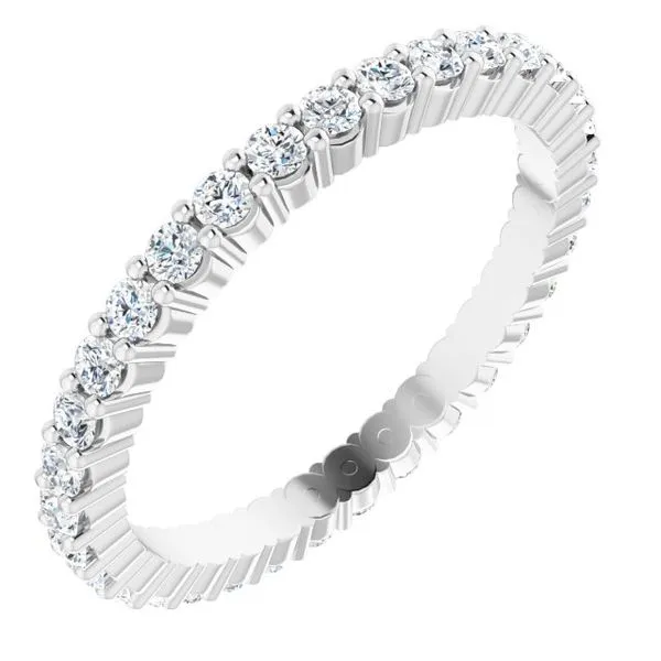 Shared-Prong Eternity Band L & L jewelers Scarborough, ME