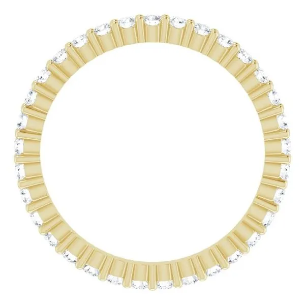 Shared-Prong Eternity Band Image 2 Mead Jewelers Enid, OK