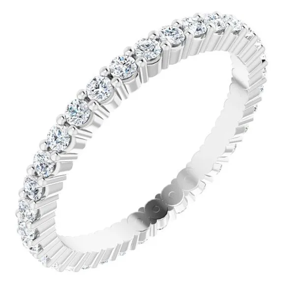 Shared-Prong Eternity Band L & L jewelers Scarborough, ME