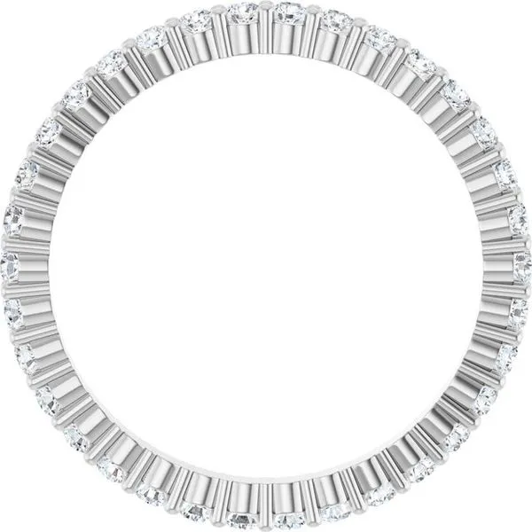 Shared-Prong Eternity Band Image 2 Allain's Jewelry New Iberia, LA