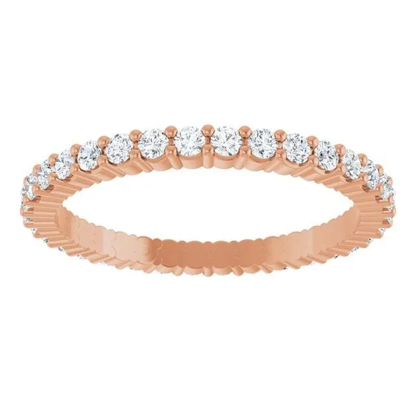 Shared-Prong Eternity Band Image 3 Allain's Jewelry New Iberia, LA