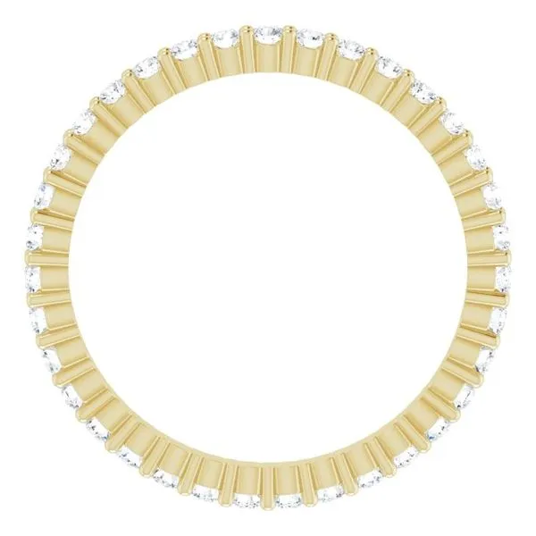 Shared-Prong Eternity Band Image 2 Mead Jewelers Enid, OK