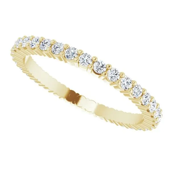 Shared-Prong Eternity Band Image 5 Mead Jewelers Enid, OK
