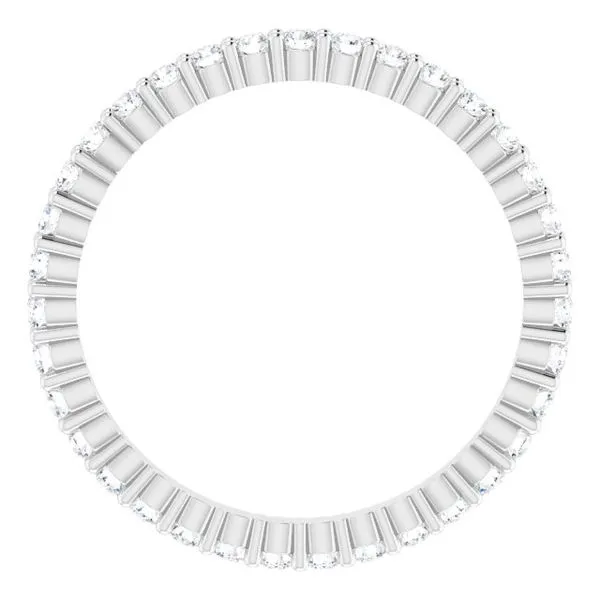 Shared-Prong Eternity Band Image 2 Allain's Jewelry New Iberia, LA