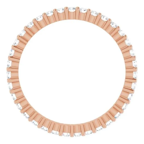 Shared-Prong Eternity Band Image 2 L & L jewelers Scarborough, ME