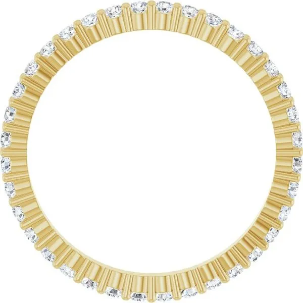 Shared-Prong Eternity Band Image 2 Gold'N Creations Gretna, LA