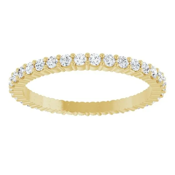 Shared-Prong Eternity Band Image 3 Gold'N Creations Gretna, LA