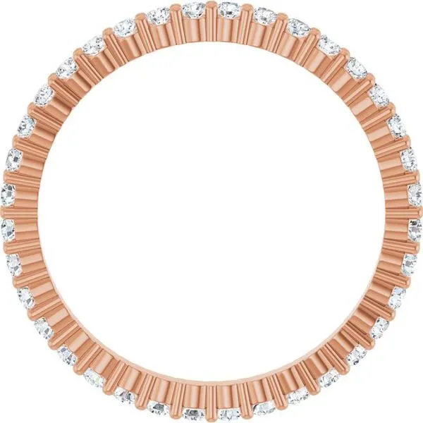 Shared-Prong Eternity Band Image 2 Allain's Jewelry New Iberia, LA