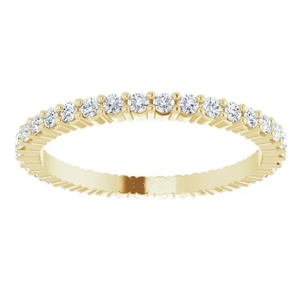 Shared-Prong Eternity Band Image 3 Gold'N Creations Gretna, LA