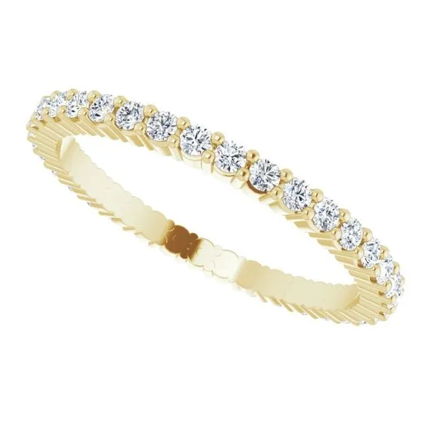 Shared-Prong Eternity Band Image 5 Gold'N Creations Gretna, LA