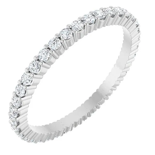 Shared-Prong Eternity Band L & L jewelers Scarborough, ME