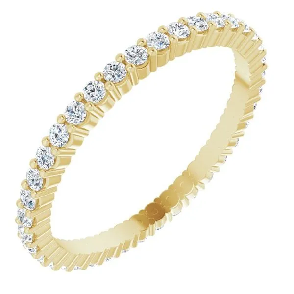 Shared-Prong Eternity Band Gold'N Creations Gretna, LA