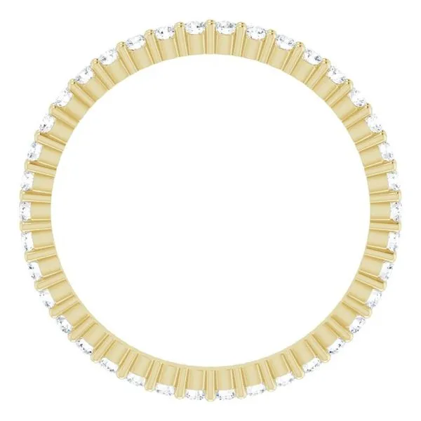 Shared-Prong Eternity Band Image 2 Gold'N Creations Gretna, LA