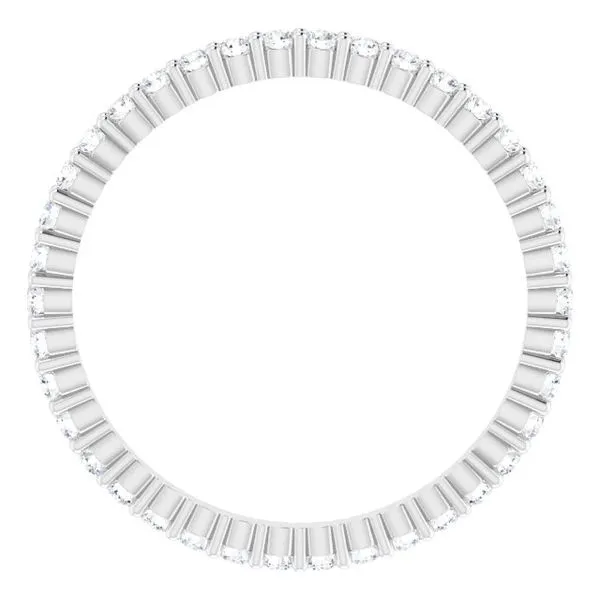 Shared-Prong Eternity Band Image 2 Allain's Jewelry New Iberia, LA