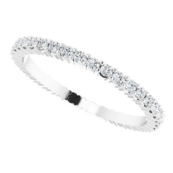 Shared-Prong Eternity Band Image 5 Allain's Jewelry New Iberia, LA