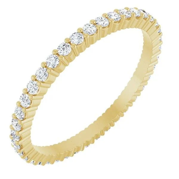 Shared-Prong Eternity Band Gold'N Creations Gretna, LA