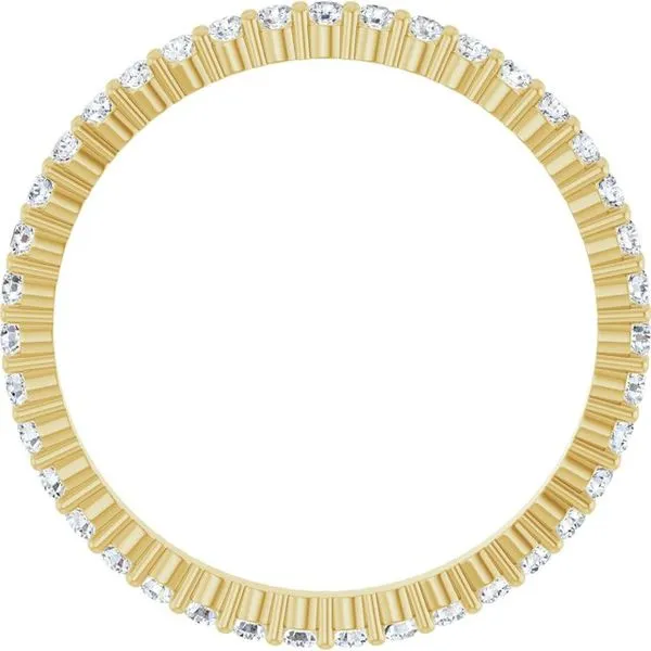 Shared-Prong Eternity Band Image 2 Gold'N Creations Gretna, LA