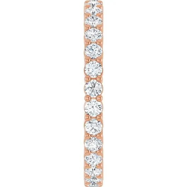 Shared-Prong Eternity Band Image 4 L & L jewelers Scarborough, ME