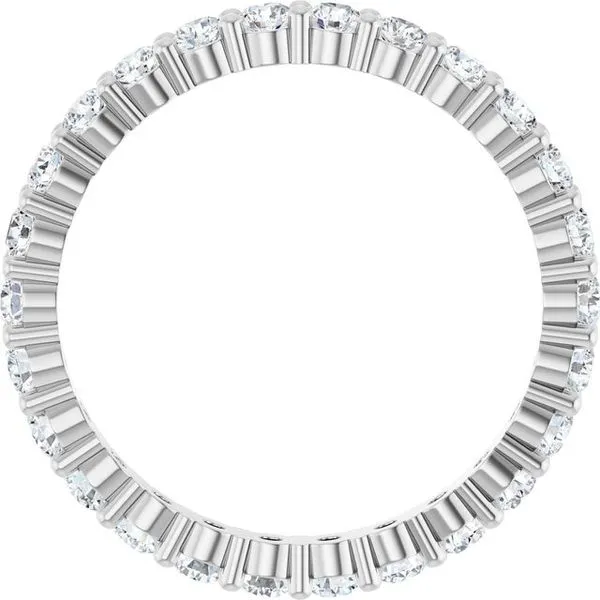 Shared-Prong Eternity Band Image 2 Allain's Jewelry New Iberia, LA