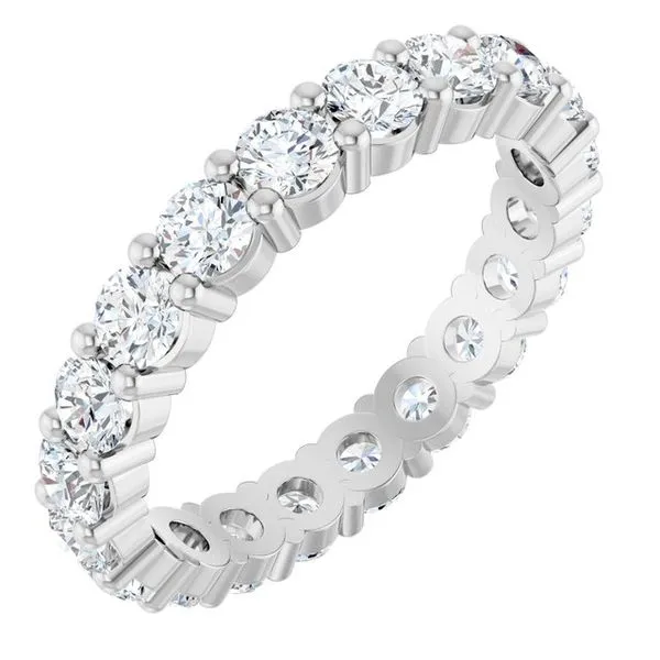 Shared-Prong Eternity Band L & L jewelers Scarborough, ME